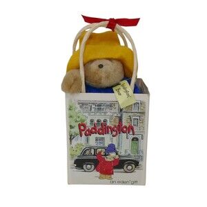 Eden Gift Paddington Bear Plush in Gift Bag